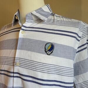 Grateful Dead Steal Your Face Hugo Boss Short Sleeve Shirt (L)